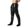 LEADER Pantalon avec Zip Brut Noir